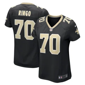 Womens New Orleans Saints Christian Ringo Nike Black Game Jersey