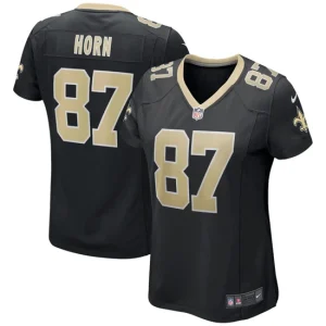 Womens New Orleans Saints Joe Horn Nike Black Game Retired Player Jersey