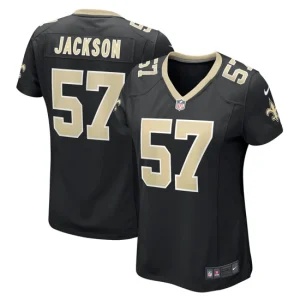 Womens New Orleans Saints Rickey Jackson Nike Black Retired Player Jersey