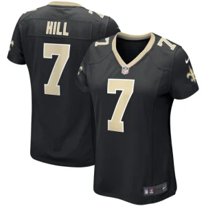 Womens New Orleans Saints Taysom Hill Nike Black Game Player Jersey