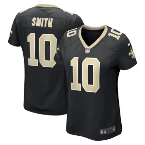 Womens New Orleans Saints TreQuan Smith Nike Black Game Jersey