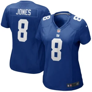 Womens New York Giants Daniel Jones Nike Royal Player Jersey