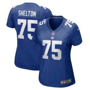 Womens New York Giants Danny Shelton Nike Royal Game Player Jersey