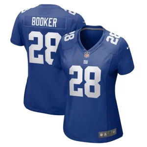 Womens New York Giants Devontae Booker Nike Royal Game Player Jersey