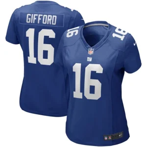 Womens New York Giants Frank Gifford Nike Royal Game Retired Player Jersey