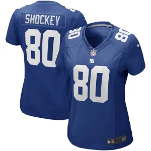 Womens New York Giants Jeremy Shockey Nike Royal Game Retired Player Jersey