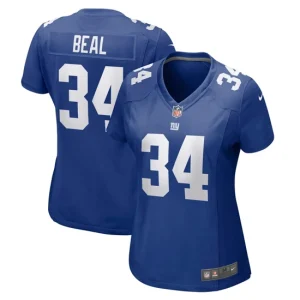 Womens New York Giants Sam Beal Nike Royal Game Player Jersey