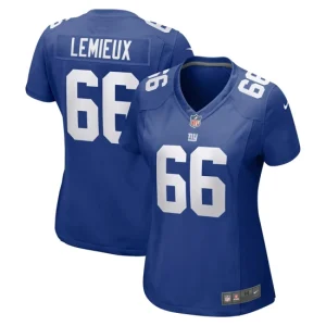 Womens New York Giants Shane Lemieux Nike Royal Game Jersey