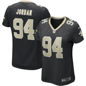 Womens Nike Cameron Jordan Black New Orleans Saints Game Jersey