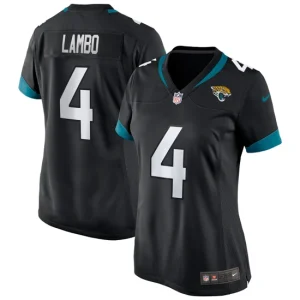 Womens Nike Josh Lambo Black Jacksonville Jaguars Game Jersey