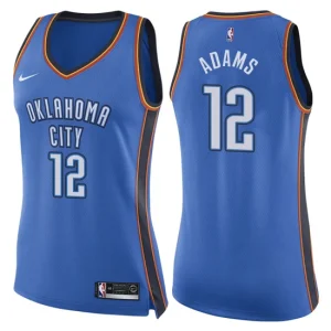 Womens Oklahoma City Thunder 12 Steven Adams Icon Blue Swingman Jersey