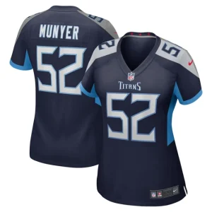 Womens Tennessee Titans Daniel Munyer Nike Navy Game Jersey