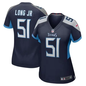 Womens Tennessee Titans David Long Jr. Nike Navy Game Jersey