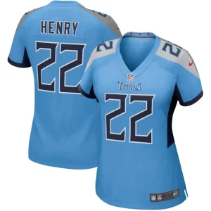 Womens Tennessee Titans Derrick Henry Nike Light Blue Game Jersey