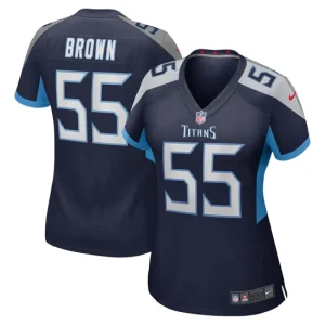 Womens Tennessee Titans Jayon Brown Nike Navy Game Jersey