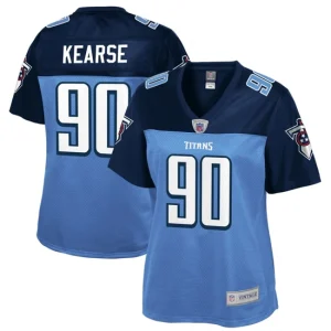 Womens Tennessee Titans Jevon Kearse NFL Pro Line Navy Retired Player Jersey