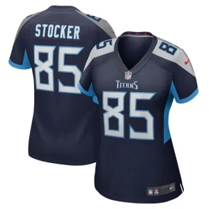 Womens Tennessee Titans Luke Stocker Nike Navy Game Jersey