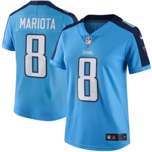 Womens Tennessee Titans Marcus Mariota Nike Light Blue Vapor Untouchable Limited Jersey