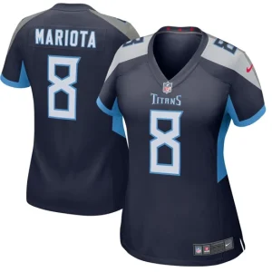 Womens Tennessee Titans Marcus Mariota Nike Navy Player Game Jersey