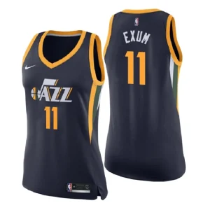 Womens Utah Jazz 11 Dante Exum Icon Edition Navy Swingman Jersey