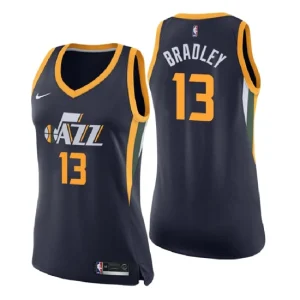 Womens Utah Jazz 13 Tony Bradley Icon Edition Navy Swingman Jersey