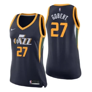 Womens Utah Jazz 27 Rudy Gobert Icon Edition Navy Swingman Jersey