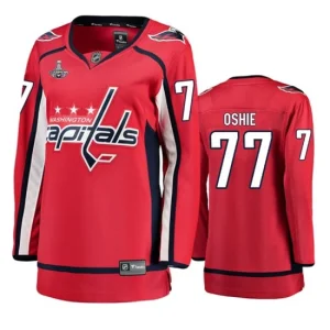 Womens Washington Capitals 77 T.J. Oshie  Red 2019 Stanley Cup