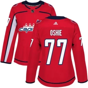 Womens Washington Capitals T.J. Oshie 77 Red Authentic