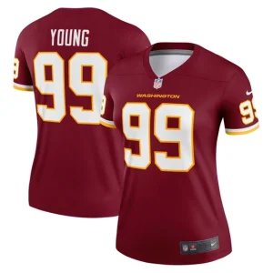 Womens Washington Football Team Chase Young Nike Burgundy Legend Jersey