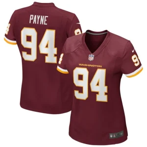 Womens Washington Football Team Daron Payne Nike Burgundy Game Player Jersey