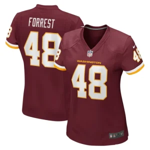 Womens Washington Football Team Darrick Forrest Nike Burgundy Game Jersey