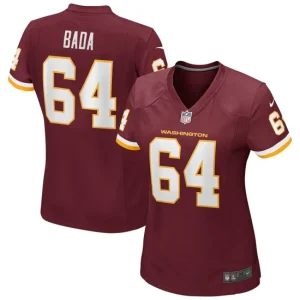 Womens Washington Football Team David Bada Nike Burgundy Game Player Jersey