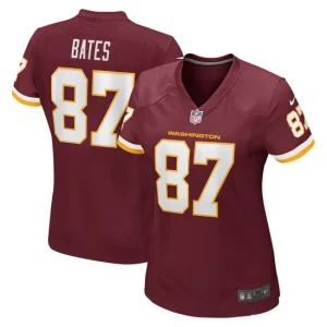 Womens Washington Football Team John Bates Nike Burgundy Game Jersey