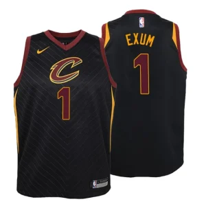 Youth 2019-20 Cleveland Cavaliers 1 Dante Exum Statement Black Swingman Jersey