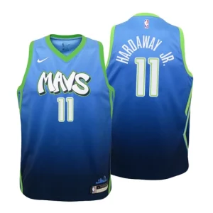 Youth 2019-20 Dallas Mavericks 11 Tim Hardaway Jr. City Blue Swingman Jersey