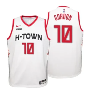 Youth 2019-20 Houston Rockets 10 Eric Gordon City White Swingman Jersey