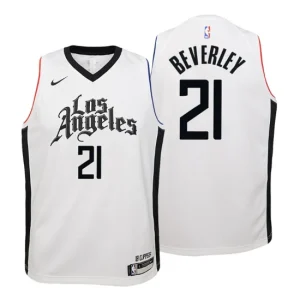 Youth 2019-20 Los Angeles Clippers 21 Patrick Beverley City White Swingman Jersey