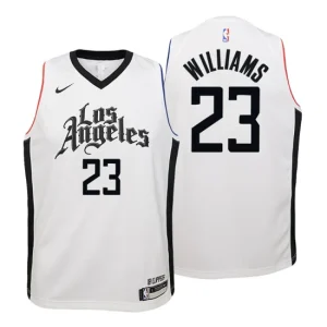 Youth 2019-20 Los Angeles Clippers 23 Lou Williams City White Swingman Jersey