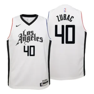 Youth 2019-20 Los Angeles Clippers 40 Ivica Zubac City White Swingman Jersey