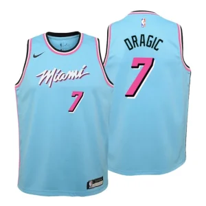 Youth 2019-20 Miami Heat 7 Goran Dragic City Blue Swingman Jersey