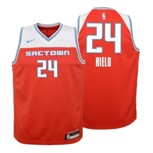 Youth 2019-20 Sacramento Kings 24 Buddy Hield City Red Swingman Jersey