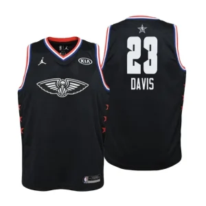 Youth 2019 NBA All-Star Game New Orleans Pelicans 23 Anthony Davis Black Swingman Jersey