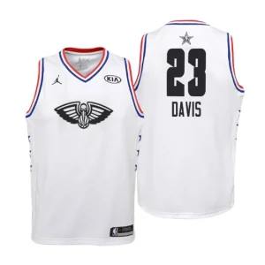 Youth 2019 NBA All-Star Game New Orleans Pelicans 23 Anthony Davis White Swingman Jersey