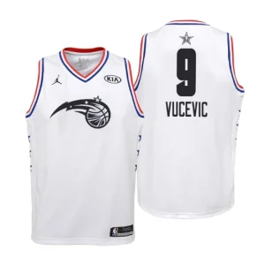 Youth 2019 NBA All-Star Game Orlando Magic 9 Nikola Vucevic White Swingman Jersey