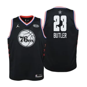 Youth 2019 NBA All-Star Game Philadelphia 76ers 23 Jimmy Butler Black Swingman Jersey