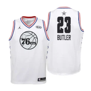 Youth 2019 NBA All-Star Game Philadelphia 76ers 23 Jimmy Butler White Swingman Jersey