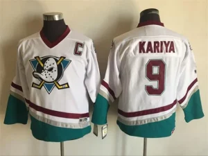 Youth Anaheim Ducks Retro KARIYA 9 White