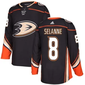 Youth Anaheim Ducks Teemu Selanne 8 Black Authentic Home