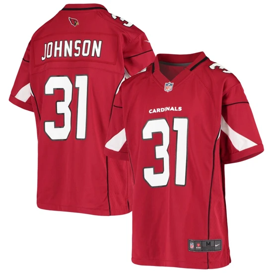 Youth Arizona Cardinals David Johnson Nike Cardinal Finished Game Jersey