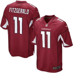 Youth Arizona Cardinals Larry Fitzgerald Nike Cardinal Team Color Game Jersey